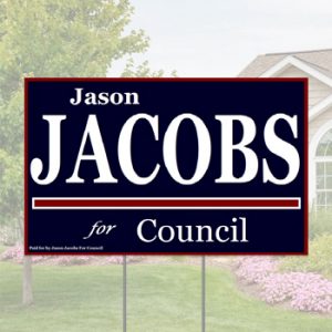 Yard Sign & Stand