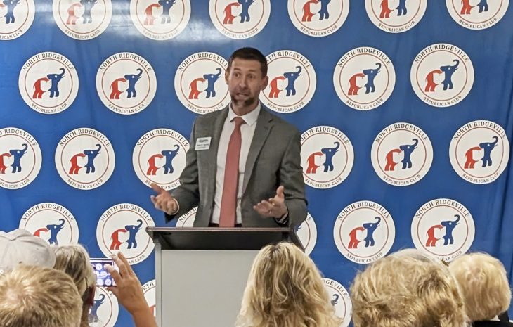  Jason Speaks at North Ridgeville Republican Club