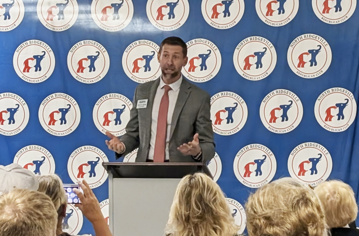 Jason Speaks at North Ridgeville Republican Club